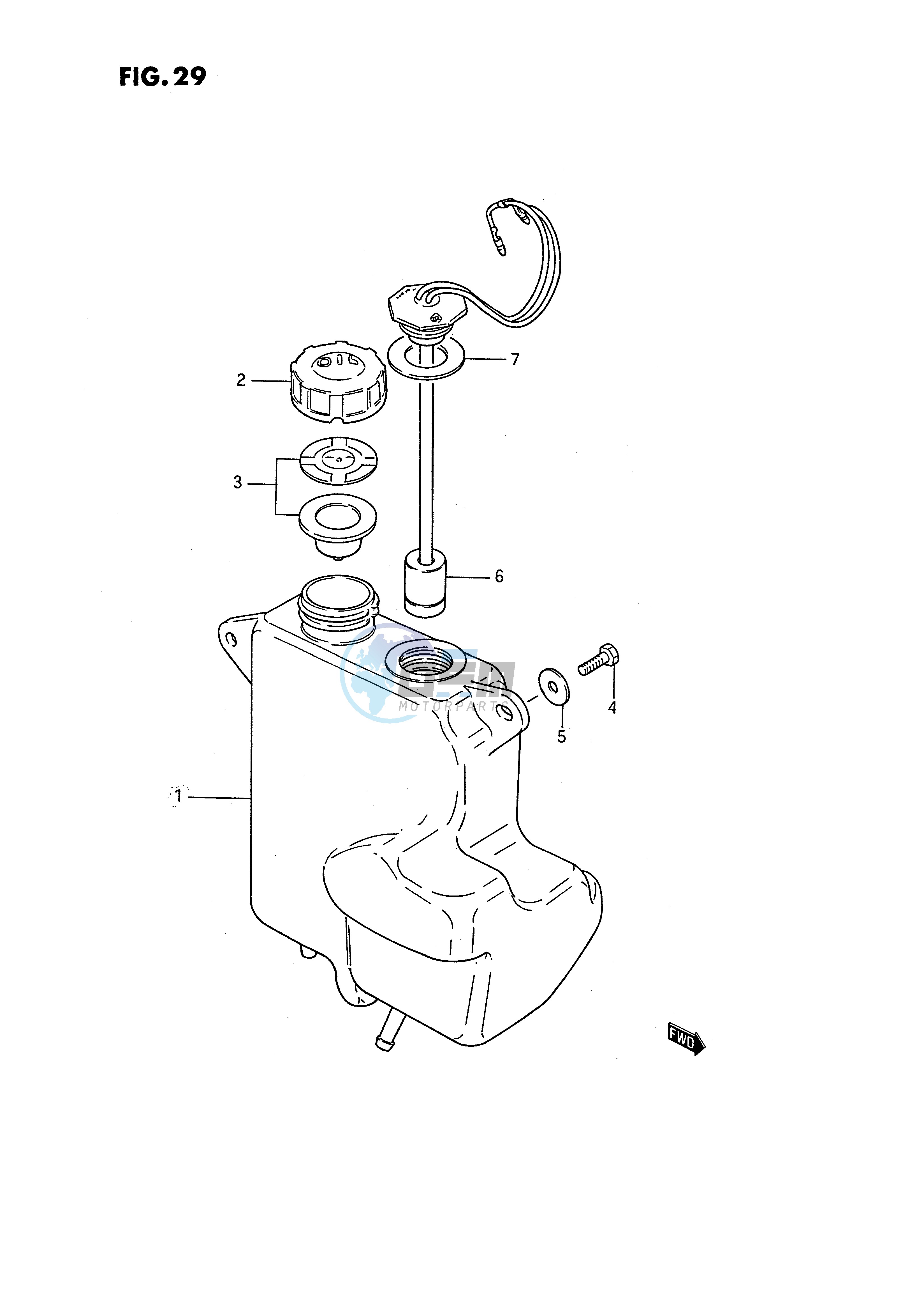 OIL TANK (E16,E43,MODEL R E15)