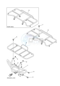 YFM350FWA YFM35FGB GRIZZLY 350 4WD (1NS3 1NS3 1NS4) drawing GUARD