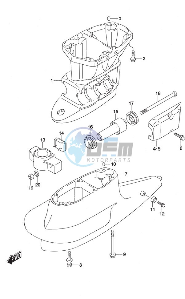 Drive Shaft Housing High Thrust