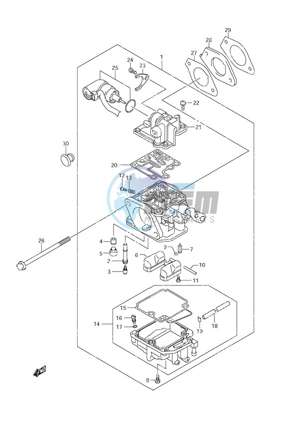 Carburetor - w/Remote Control