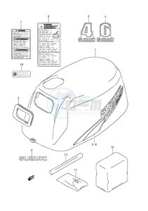 DF 6 drawing Engine Cover