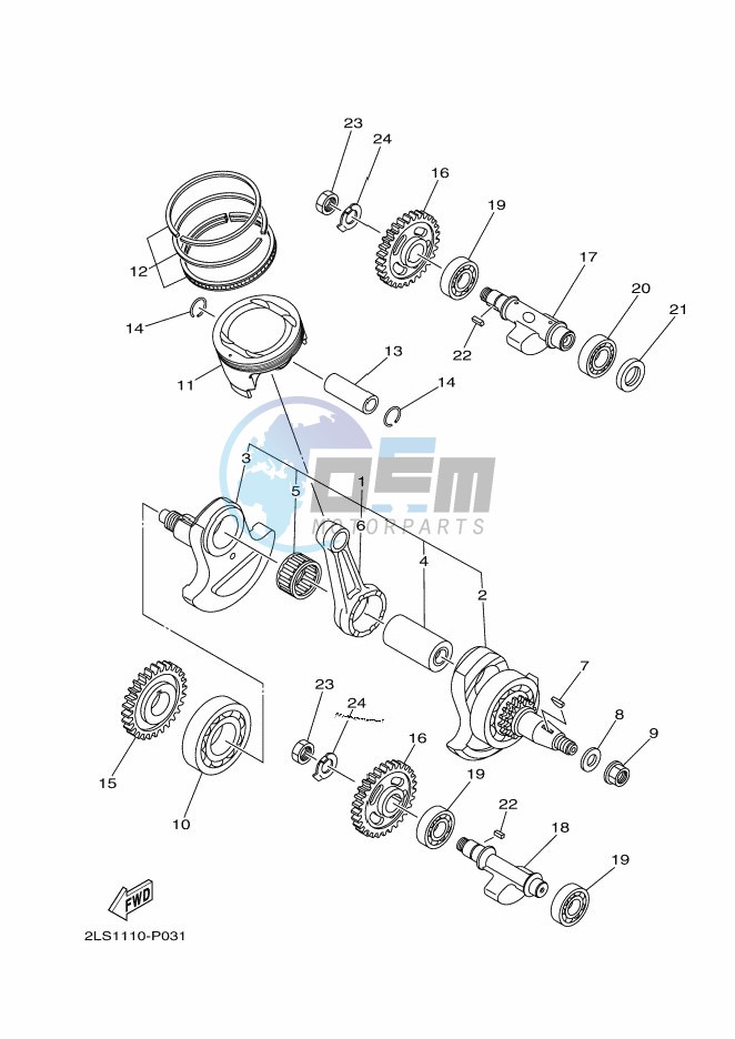 CRANKSHAFT & PISTON