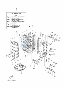 FT50GETL drawing CYLINDER--CRANKCASE-1