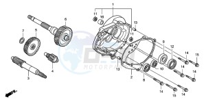 SH125 drawing TRANSMISSION