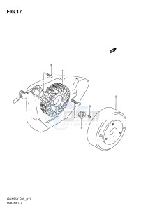 GN125 (E2) drawing MAGNETO