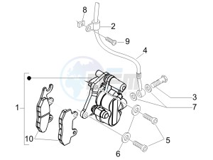 Zip & Zip 50 Fly 100 drawing Brakes pipes - Calipers