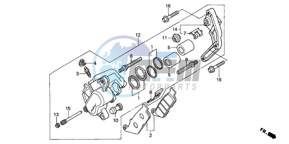 FRONT BRAKE CALIPER (1)