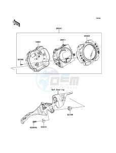 NINJA ZX-10R ZX1000D6F FR GB XX (EU ME A(FRICA) drawing Meter(s)