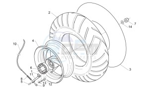 Gulliver 50 h2o drawing Rear Wheel