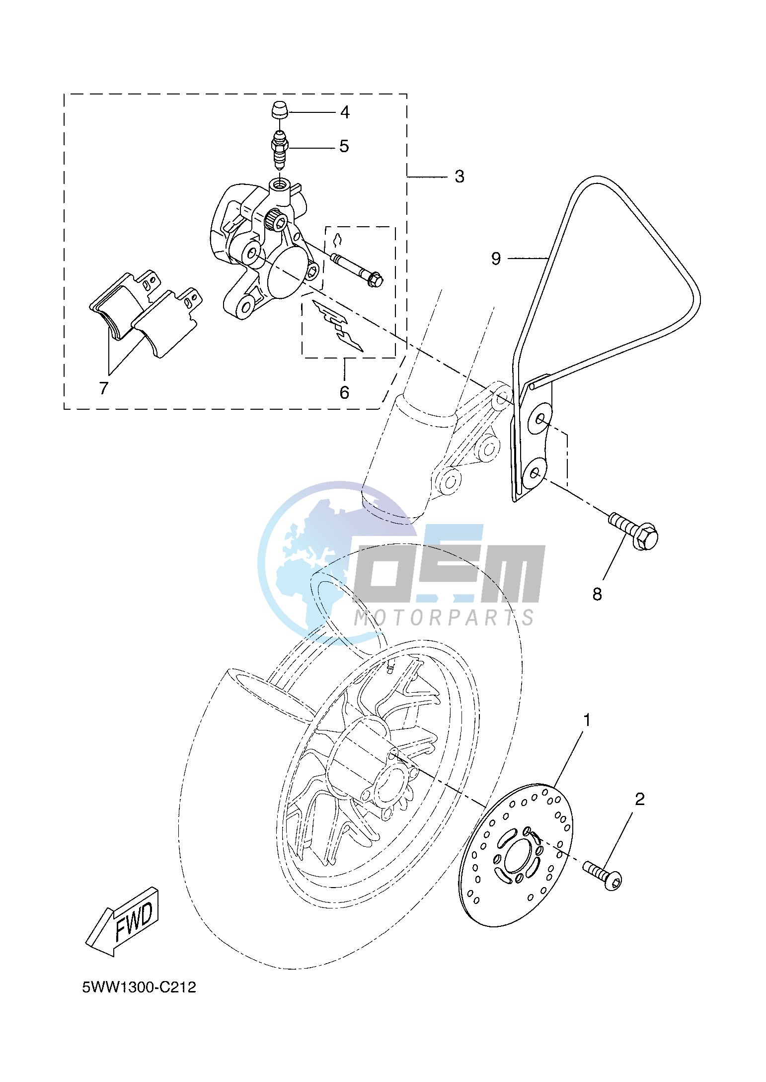 FRONT BRAKE CALIPER