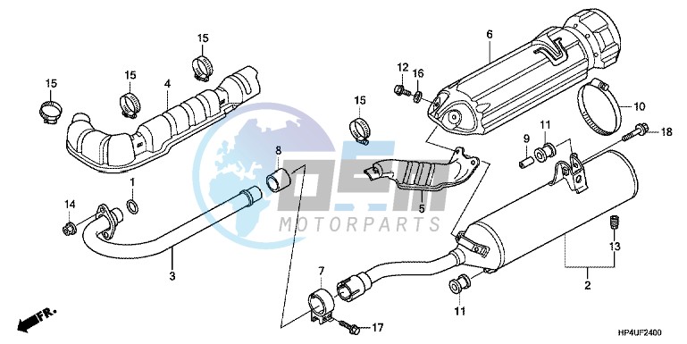 EXHAUST MUFFLER