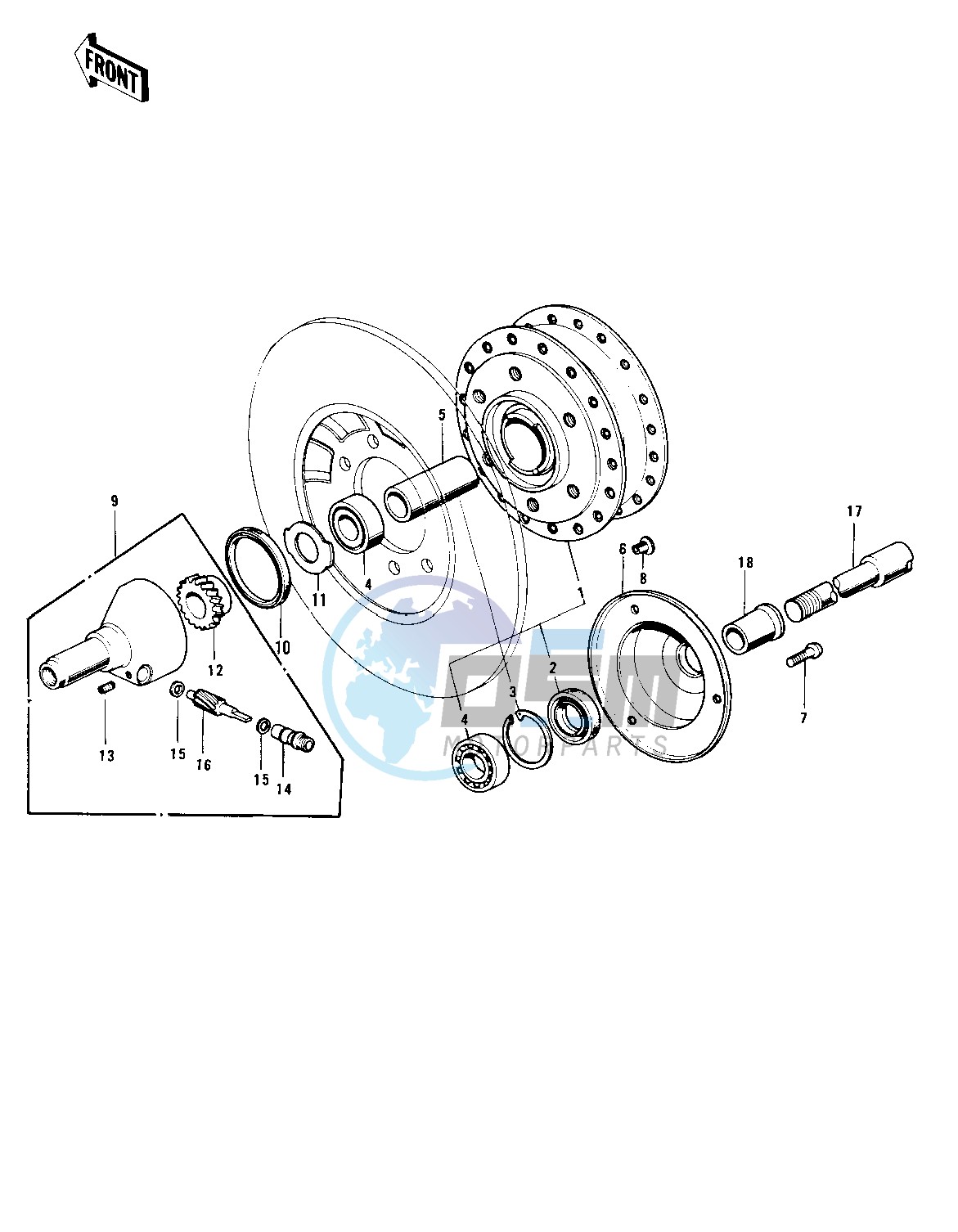 FRONT HUB