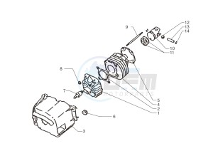 Ark AC 25 Glossy Black-Silver 50 drawing Cylinder-piston-wrist pin assy.