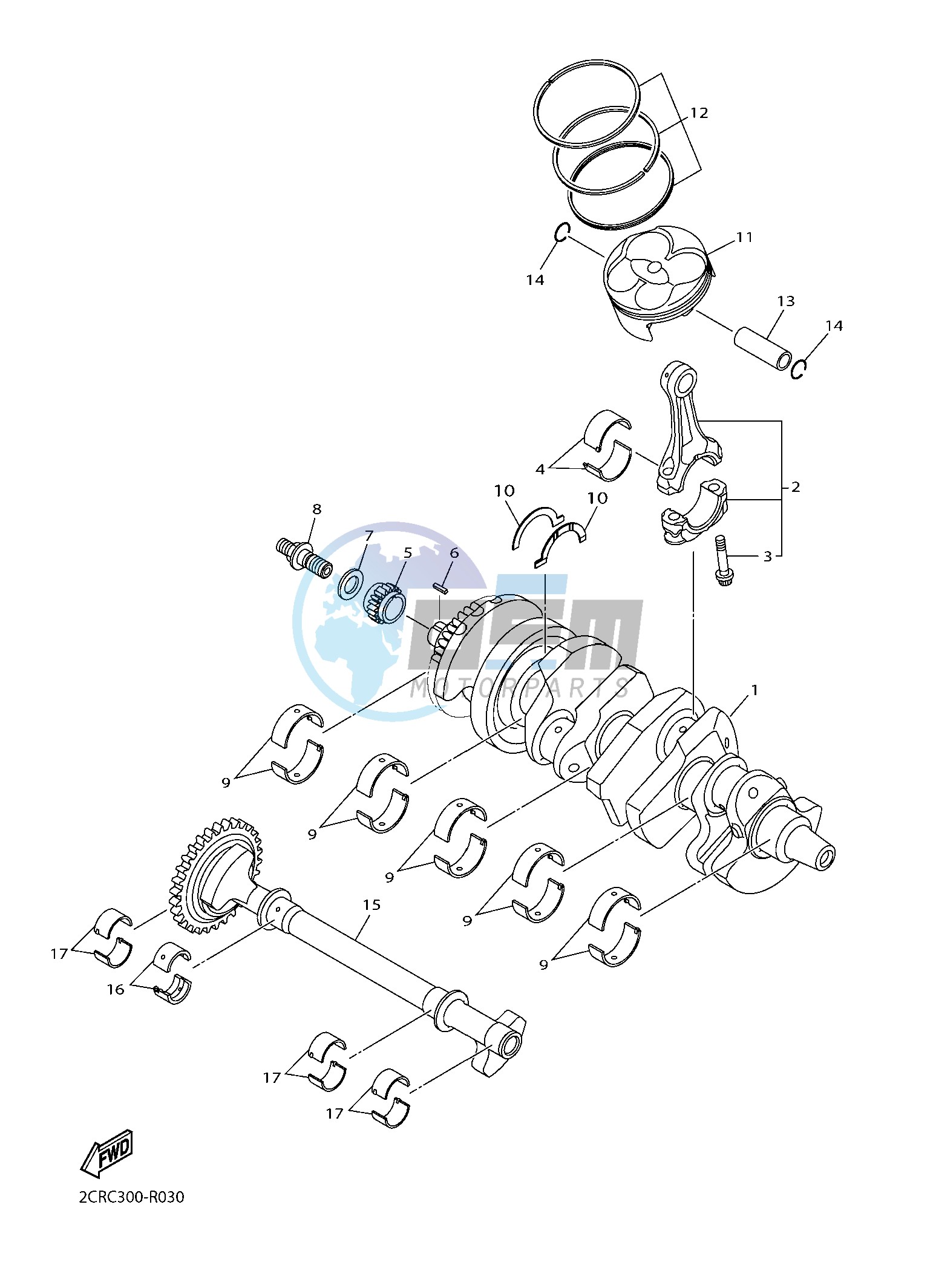 CRANKSHAFT & PISTON