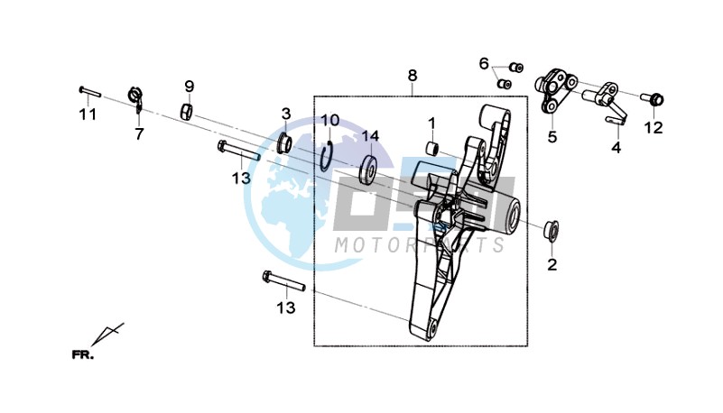 REAR FORK - REAR SUSPENSION