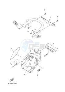 YFZ450R YFZ450RSED YFZ450R SPECIAL EDITION (18PV 18PT) drawing TAILLIGHT