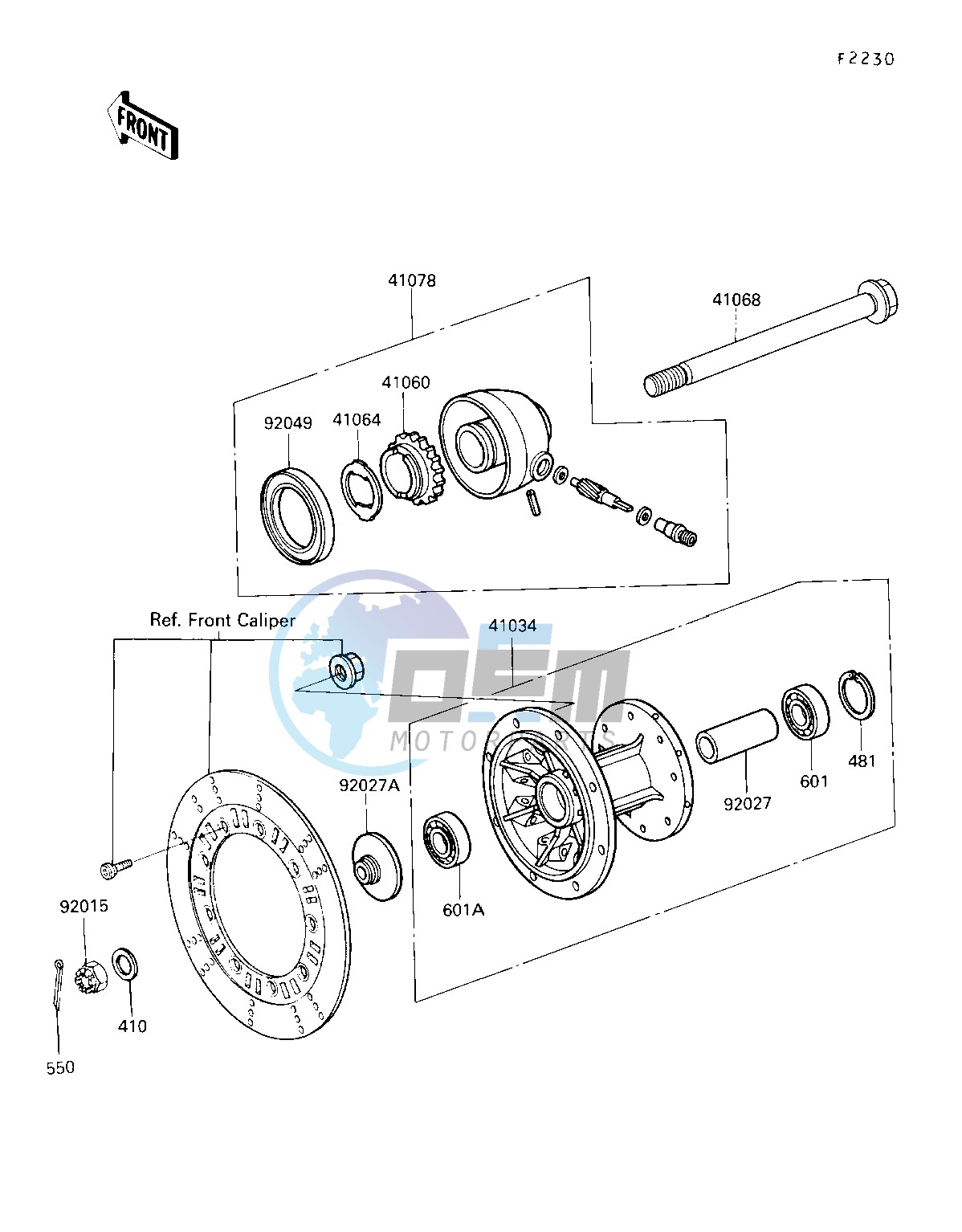 FRONT HUB