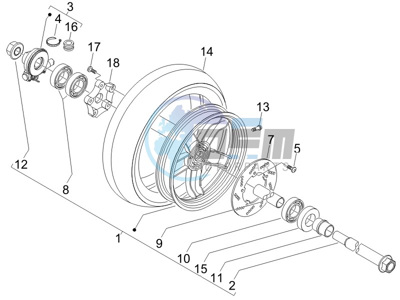 Front wheel