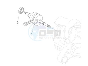 Fly 50 4t drawing Crankshaft