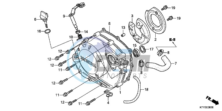 RIGHT CRANKCASE COVER