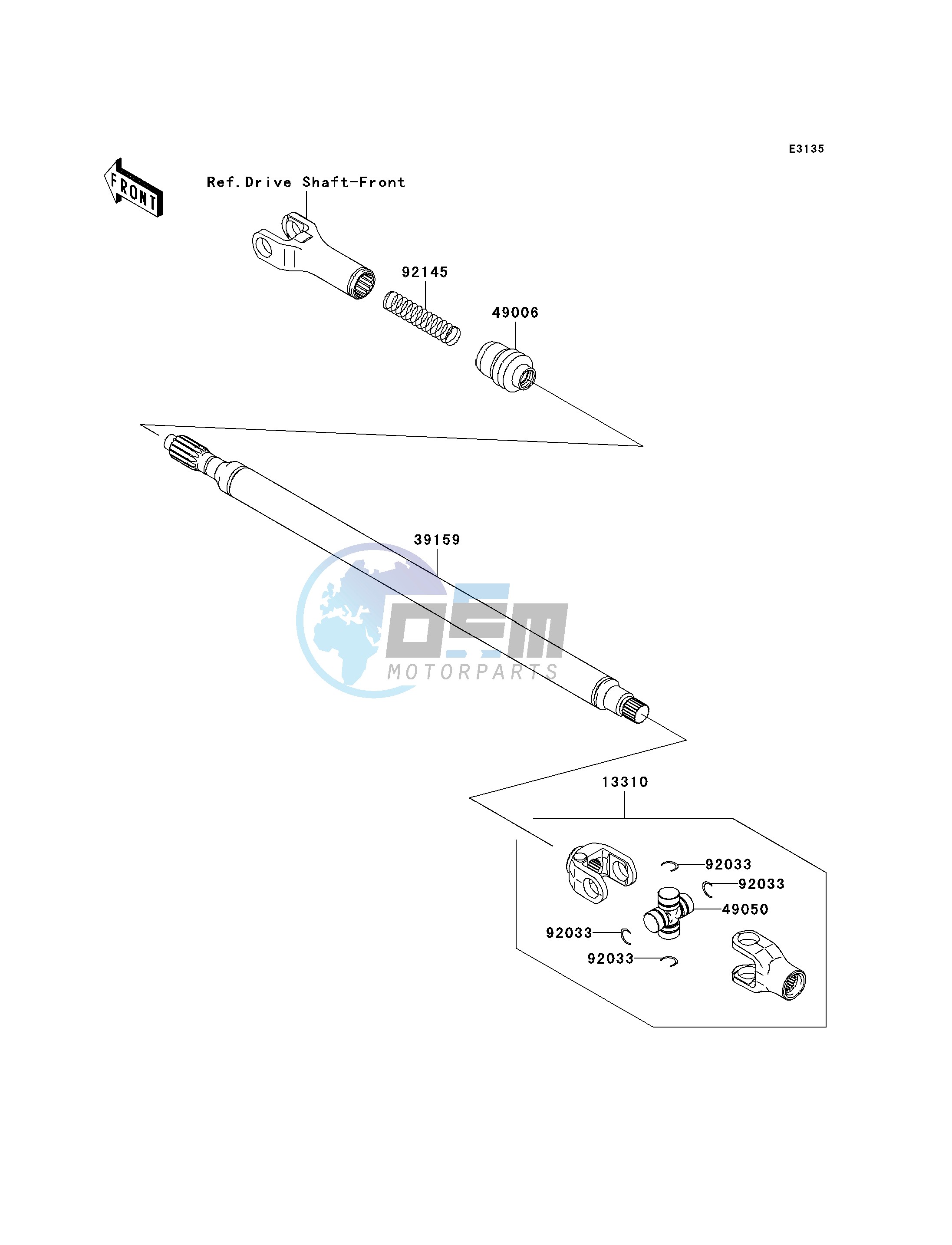 DRIVE SHAFT-PROPELLER