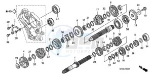 CBF1000T9 UK - (E / ABS MKH) drawing TRANSMISSION