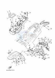 MT-07 MTN690 (BATX) drawing FENDER