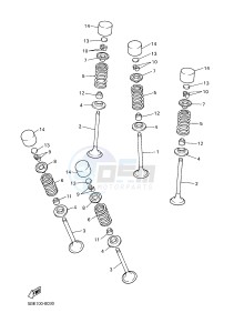 YFZ450R YFZ450RSEB YFZ450R SPECIAL EDITION (18PM 18PN) drawing VALVE