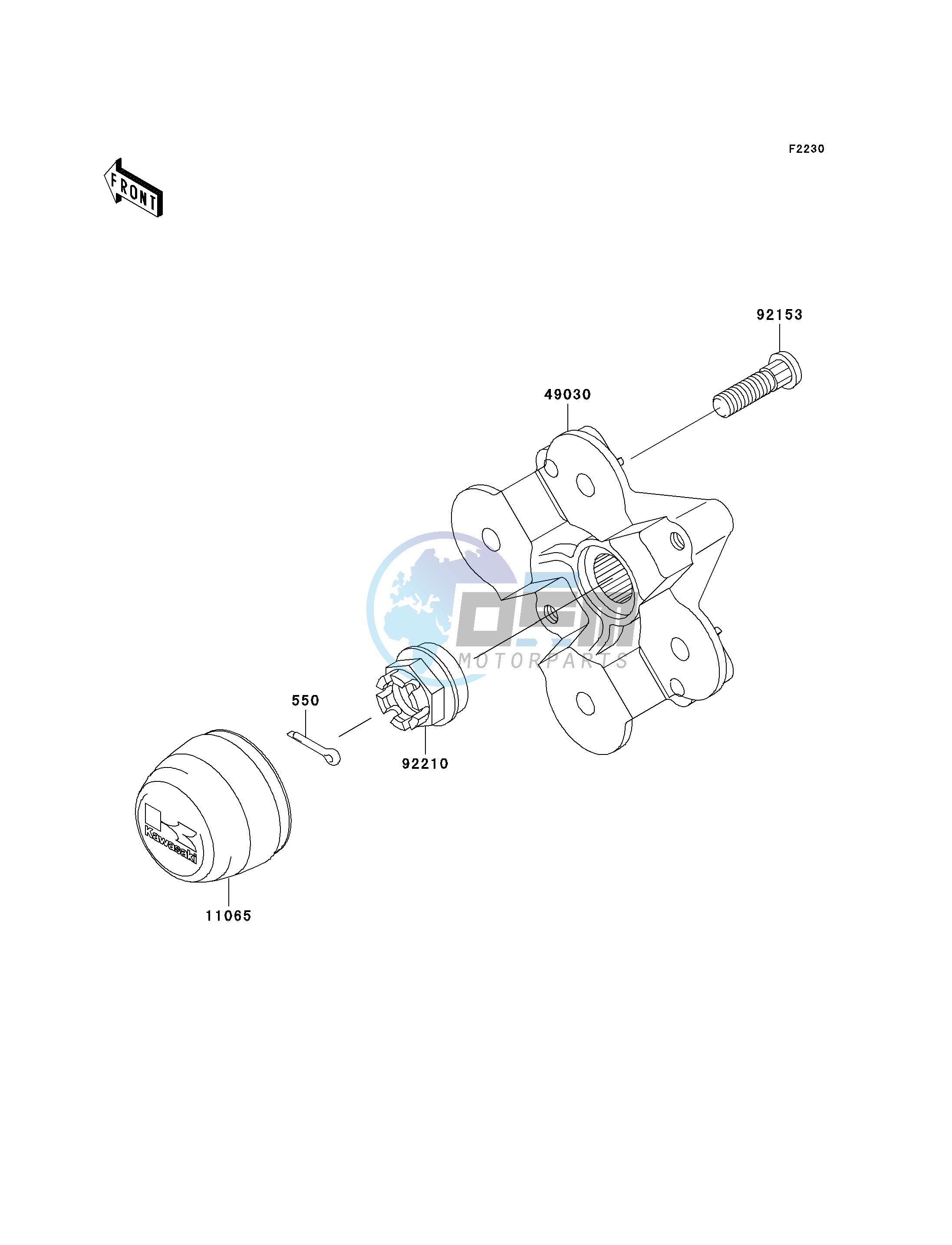 FRONT HUB