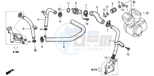 VT1100C2 drawing WATER PIPE