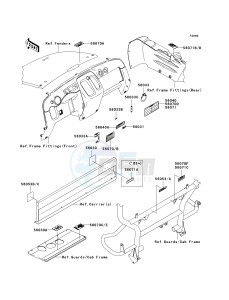 KAF 400 B [MULE 600] (B6F-B9F) B6F drawing LABELS