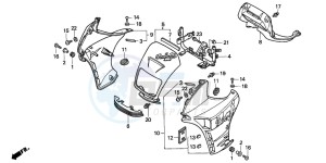 NX650 500 DOMINATOR drawing COWL (1)