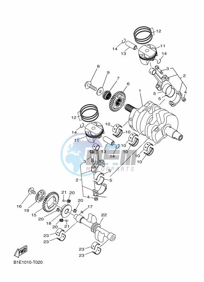 CRANKSHAFT & PISTON