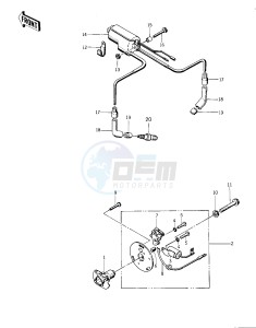 KZ 400 A (A1-A2) drawing IGNITION