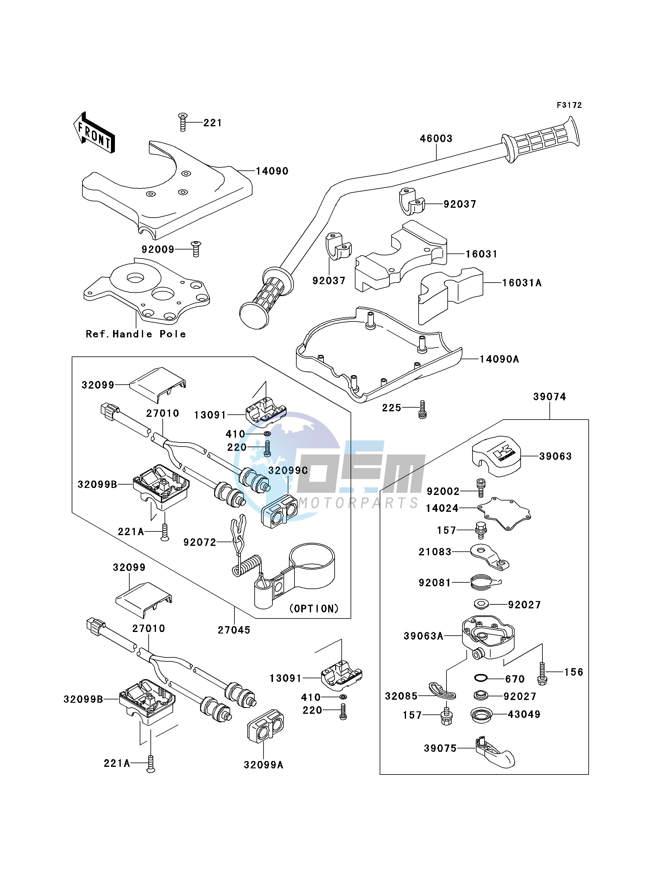 HANDLEBAR-- JS750-B1- -