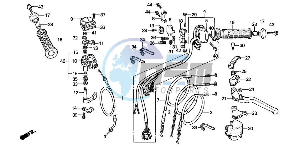 HANDLE LEVER/SWITCH/CABLE