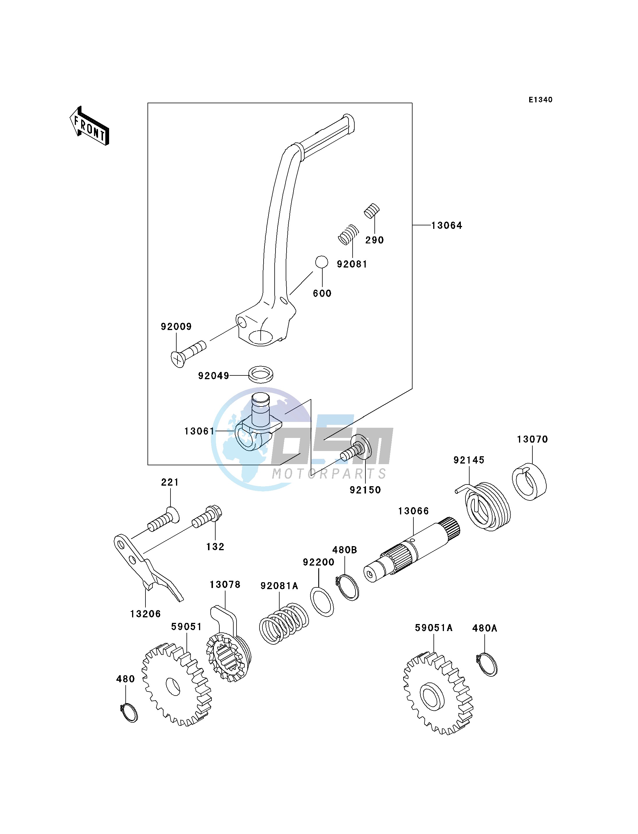 KICKSTARTER MECHANISM