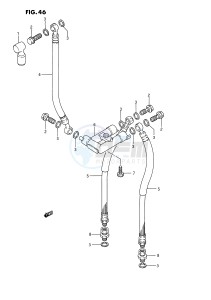 GSX1100 (E2) drawing FRONT BRAKE HOSE