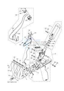 MT-10 SP MTN1000D (BGG1) drawing EXHAUST