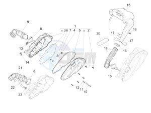 Liberty 125 4t 3v ie e3 (Vietnam ) Vietnam drawing Air filter