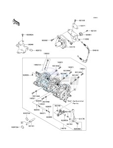 JH 1200 B [ULTRA 150] (B1-B3) [ULTRA 150] drawing CARBURETOR