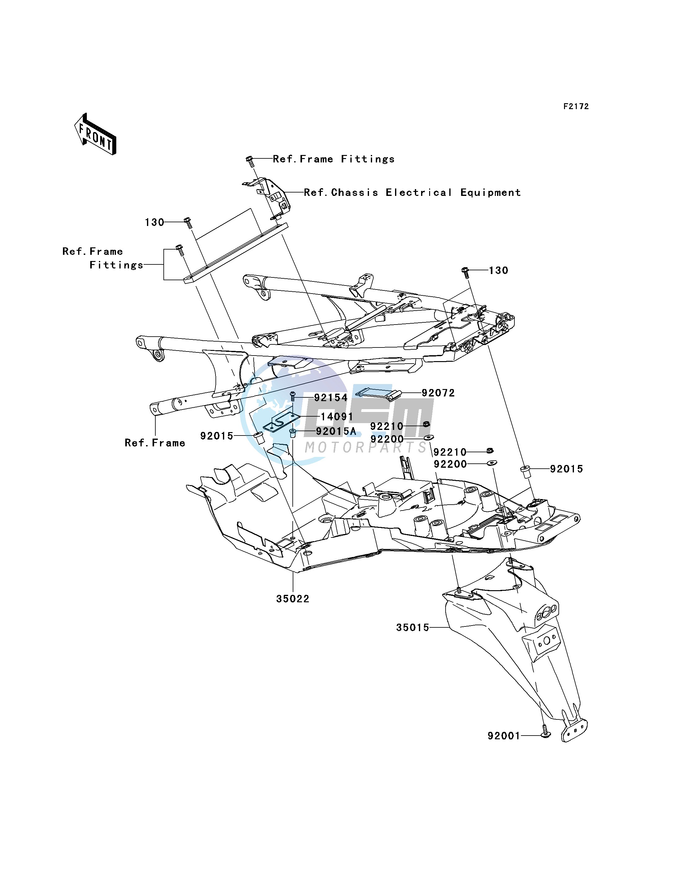 REAR FENDER-- S- -