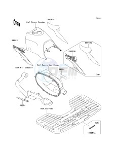 KVF 300 A [PRAIRIE 300 4X4] (A1-A4) [PRAIRIE 300 4X4] drawing DECALS-- RED- --- A2- -