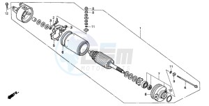 TRX300FW FOURTRAX 300 4X4 drawing STARTING MOTOR