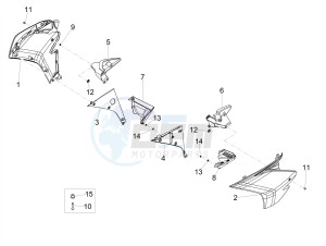 RS 50 RS4 50 2T E4 (APAC, EMEA) drawing Side fairing