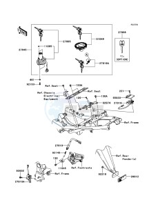 NINJA 250R EX250KBF GB XX (EU ME A(FRICA) drawing Ignition Switch