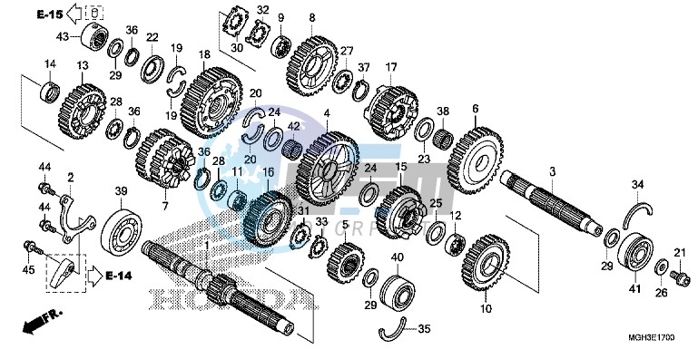 TRANSMISSION (VFR1200X)