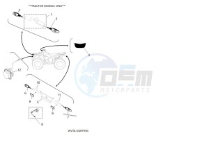 YFM700FWAD GRIZZLY 700 EPS (BLT5) drawing WVTA Lighting