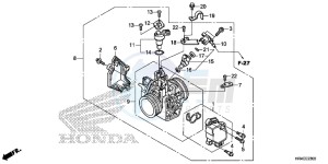 TRX500FE1H Europe Direct - (ED) drawing THROTTLE BODY