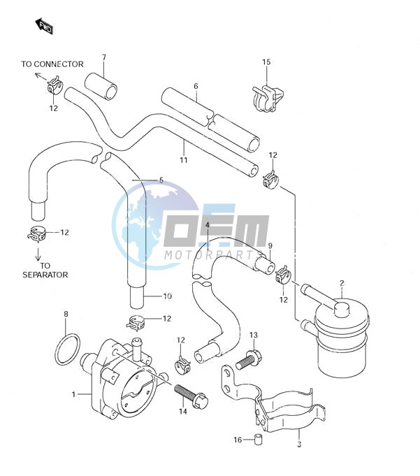 Fuel Pump (S/N 681517 & Older)